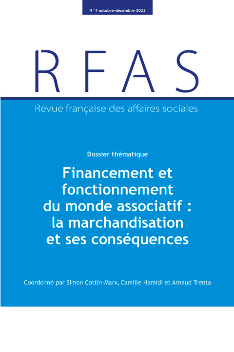 Carte Financement et fonctionnement du monde associatif : la marchandisation et ses conséquences Cottin-marx