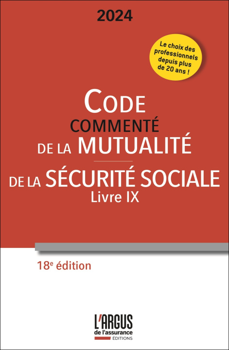 Knjiga Code commenté de la mutualité 2024 - Code de la Sécurité Sociale (Livre IX) Laurence Chrébor