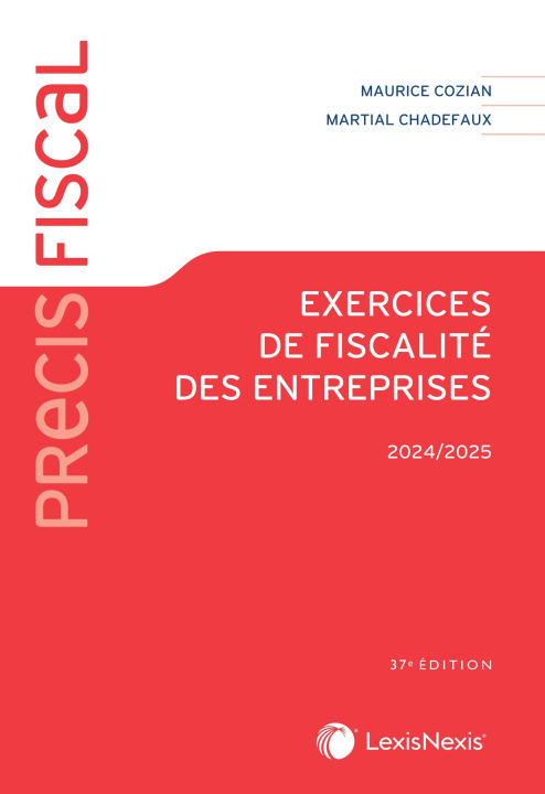 Carte Exercices de fiscalité des entreprises 2024/2025 Professeur Maurice Cozian