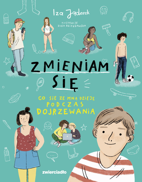 Knjiga Zmieniam się Jąderek Iza