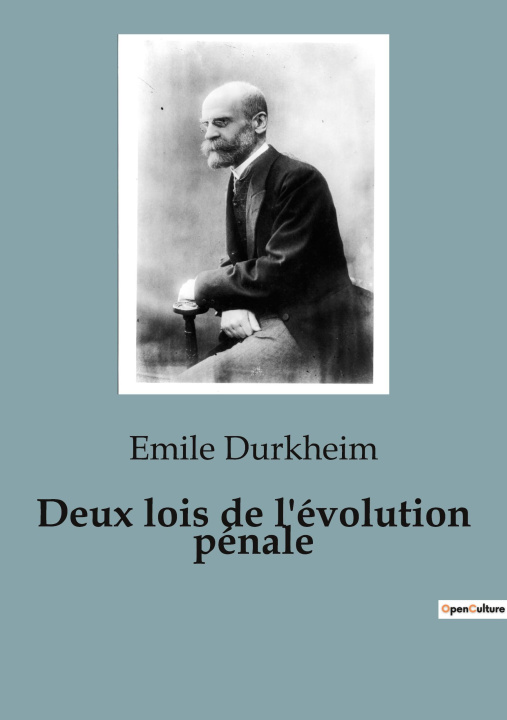 Knjiga DEUX LOIS DE EVOLUTION PENALE DURKHEIM EMILE