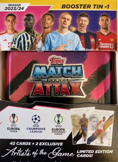 Kniha UEFA Champions League Match Attax 2023/24 mini puszka 1 szt. mix 