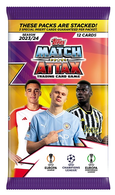 Carte UEFA Champions League Match Attax 2023/24 saszetka z kartami 1 szt. mix 