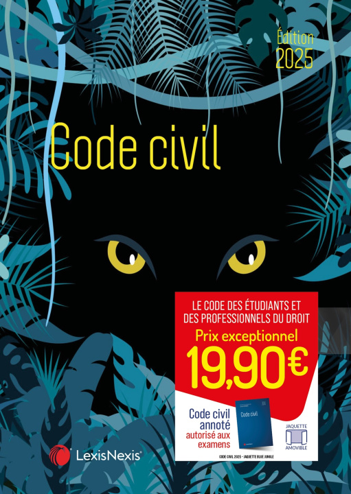 Kniha Code civil 2025 - Jaquette Blue jungle Professeur Laurent Leveneur (sous dir.)