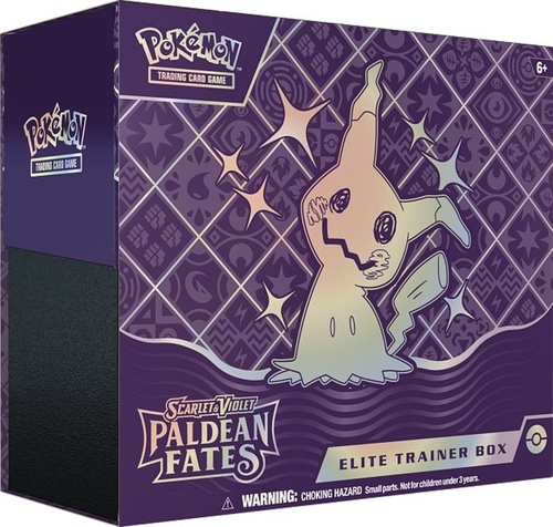 Tiskovina Pokémon TCG: SV4.5 Paldean Fates - Elite Trainer Box 