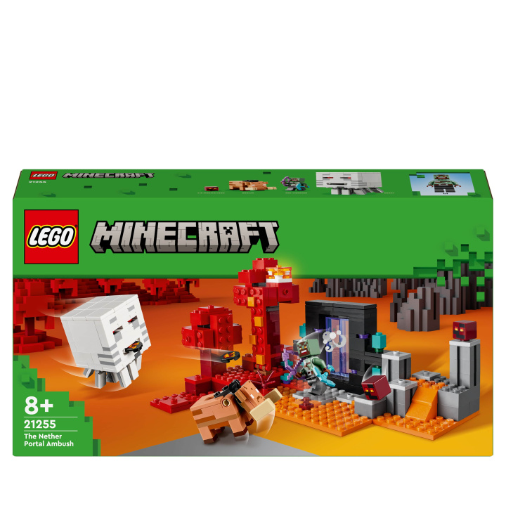 Kniha LEGO Minecraft. Zasadzka w portalu do Netheru  21255 