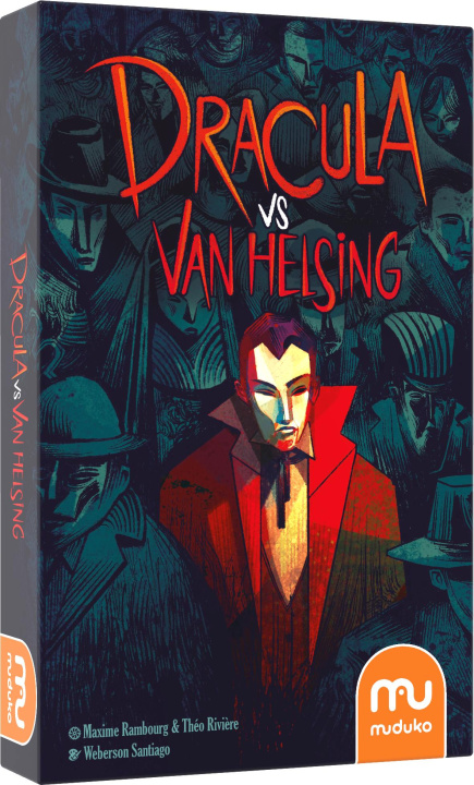 Carte Dracula vs Van Helsing wciągająca gra dwuosobowa
•
