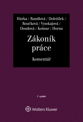 Książka Zákoník práce Komentář Petr Hůrka