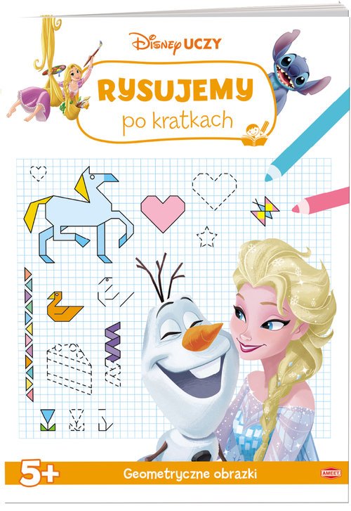 Kniha DISNEY UCZY. MIX. Rysujemy po kratkach. Wydawnictwo Ameet 