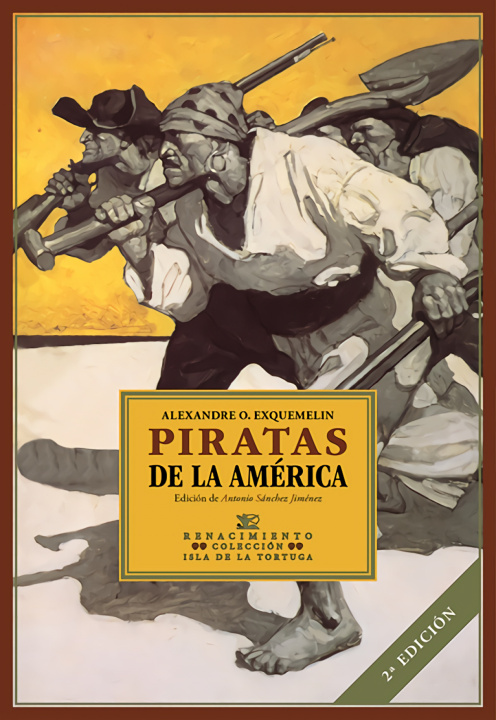 Carte Piratas de la América ALEXANDRE OLIVIER EXQUEMELIN