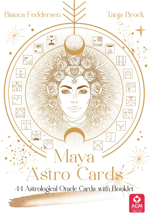 Kniha Maya Astro Cards: 44 astrological oracle cards with booklet 