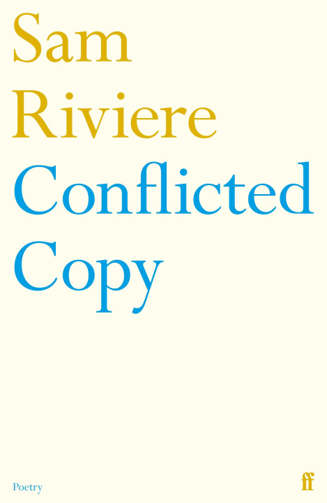 Book Conflicted Copy Sam Riviere