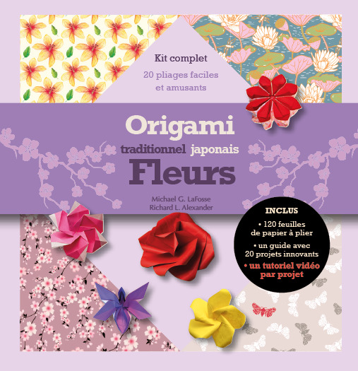 Carte Origami Traditionnels japonais - Fleurs LAFOSSE