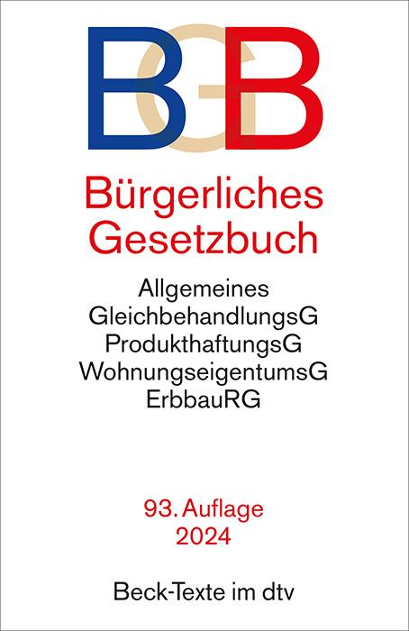 Knjiga Bürgerliches Gesetzbuch 