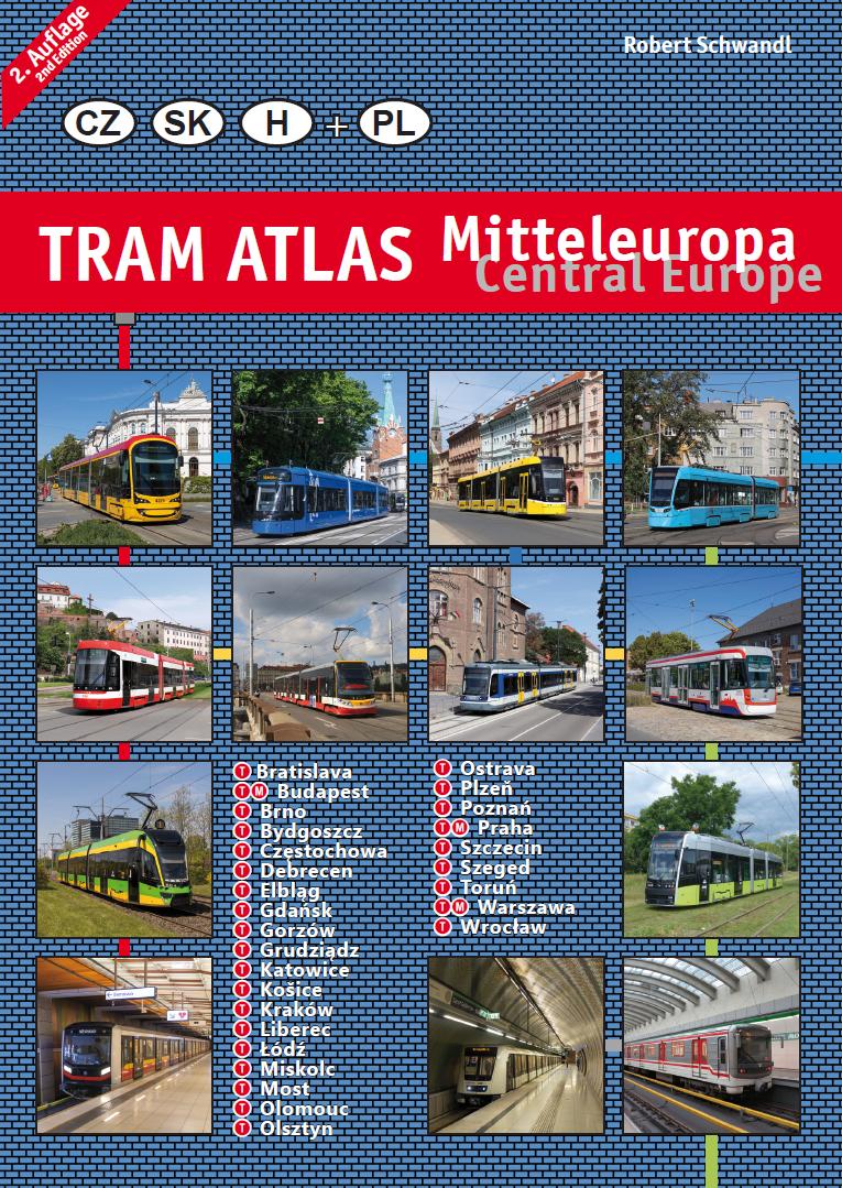 Carte Tram Atlas Mitteleuropa / Central Europe 