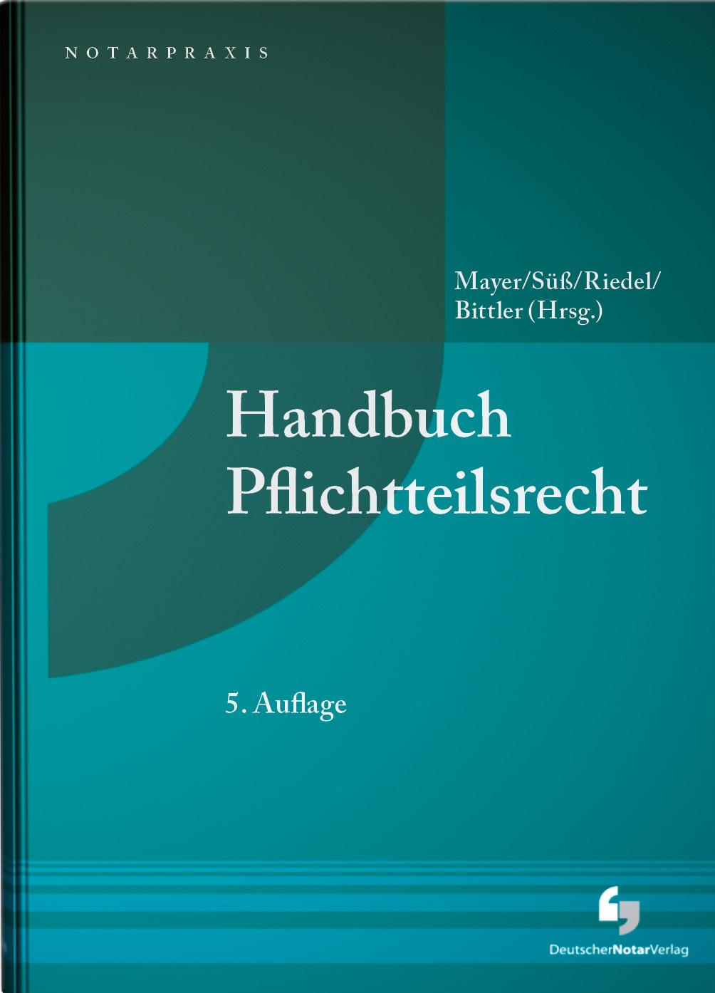 Kniha Handbuch Pflichtteilsrecht Rembert Süß
