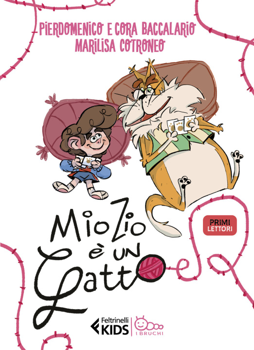 Libro Mio zio è un gatto. In stampatello maiuscolo Pierdomenico Baccalario