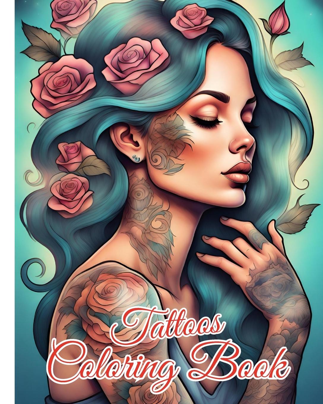 Buch Tattoos Coloring Book 