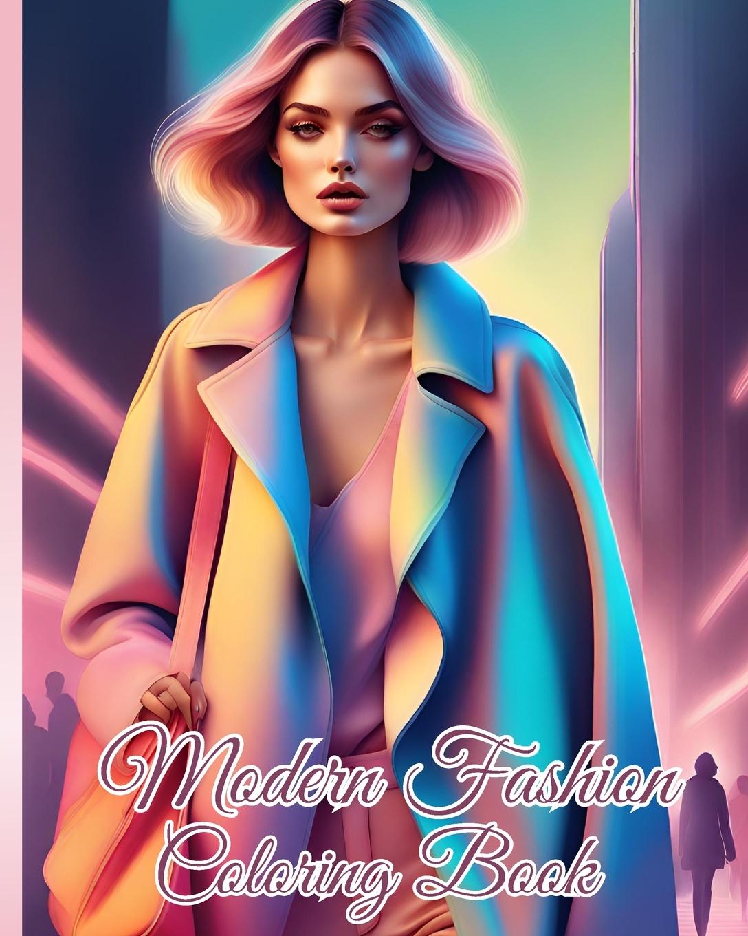 Knjiga Modern Fashion Coloring Book 