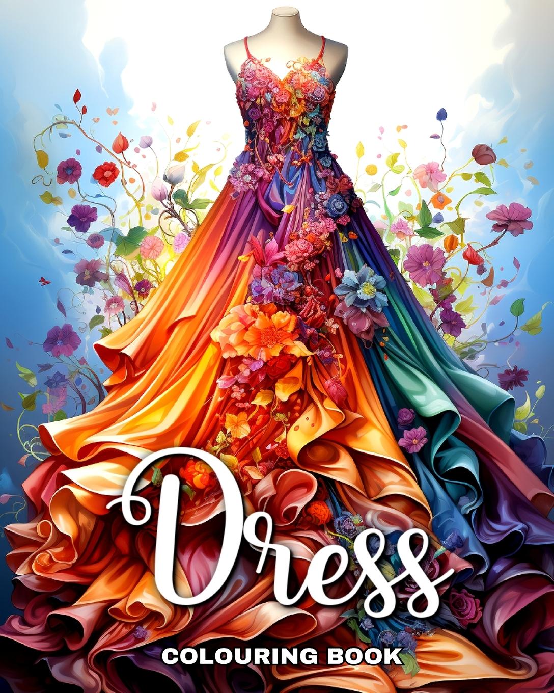 Buch Dress Colouring Book 