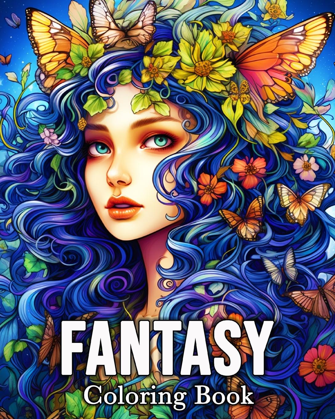 Carte Fantasy Coloring Book 