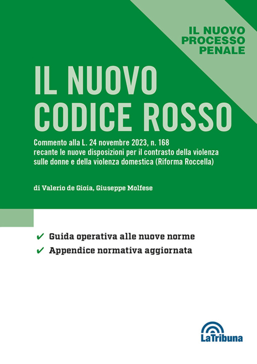 Kniha nuovo codice rosso Valerio De Gioia