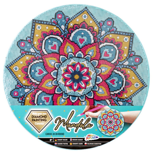 Kniha Malování pomocí kamínků Diamond Painting Mandala 