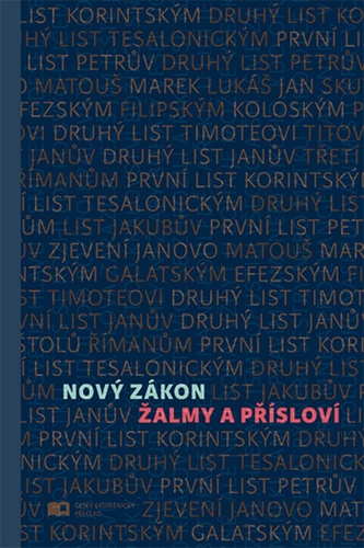 Książka Nový zákon Žalmy a Přísloví 