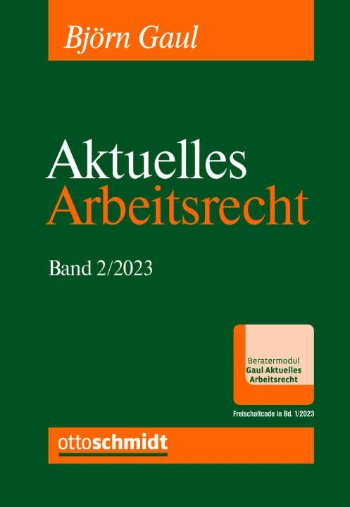 Książka Aktuelles Arbeitsrecht, Band 2/2023 