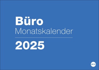 Kalendar/Rokovnik Büro Monatsplaner 2025 