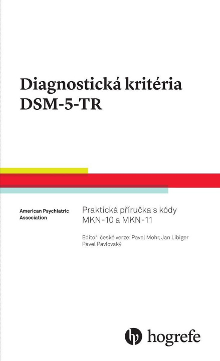 Carte Diagnostická kritéria DSM-5-TR 