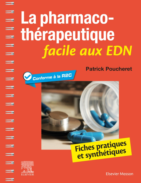 Kniha La pharmacothérapeutique facile aux EDN Patrick Poucheret