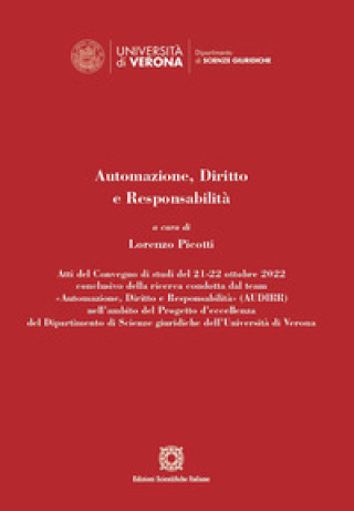 Книга Automazione, diritto e responsabilità 