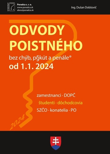 Könyv Odvody poistného od  1. 1. 2024 Dušan Dobšovič