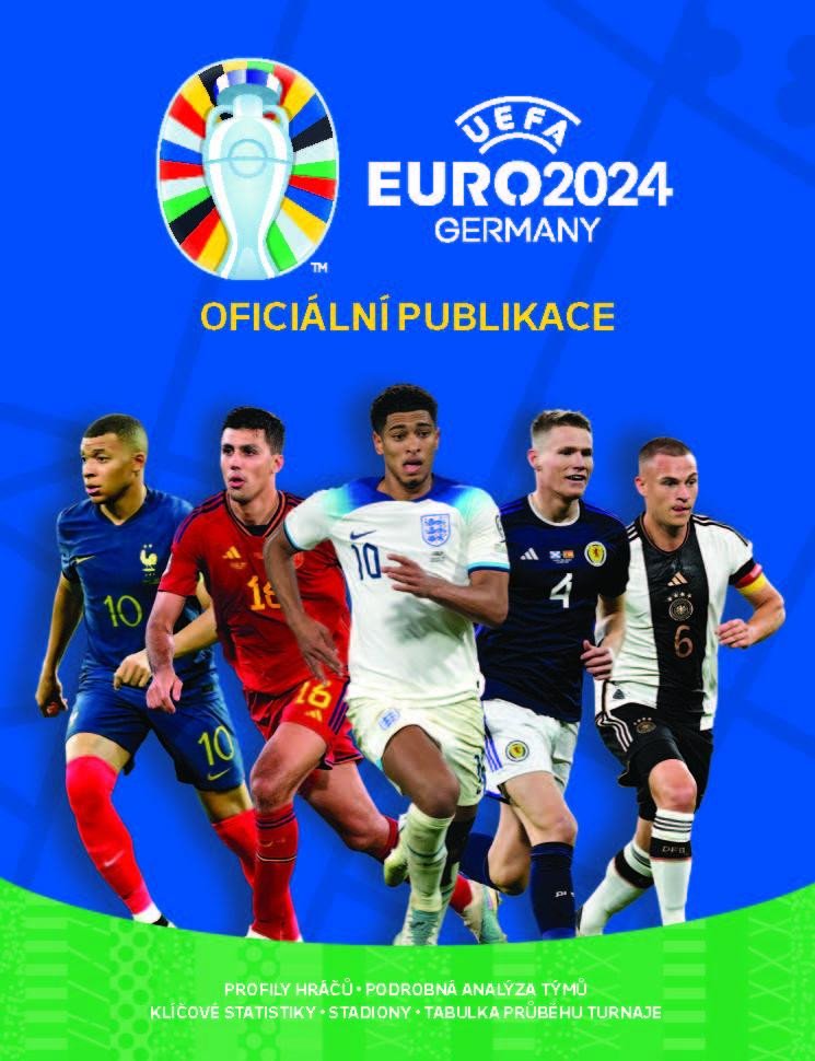 Knjiga Euro 2024 oficiální publikace Keir Radnedge