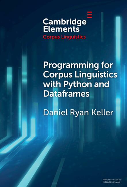 Book Programming for Corpus Linguistics with Python and Dataframes Daniel Keller