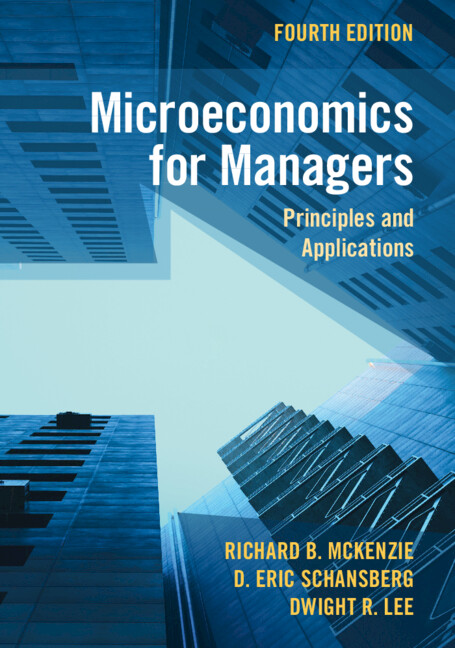 Kniha Microeconomics for Managers Richard B. McKenzie