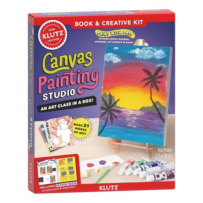 Kniha CANVAS PAINTING STUDIO KLUTZ