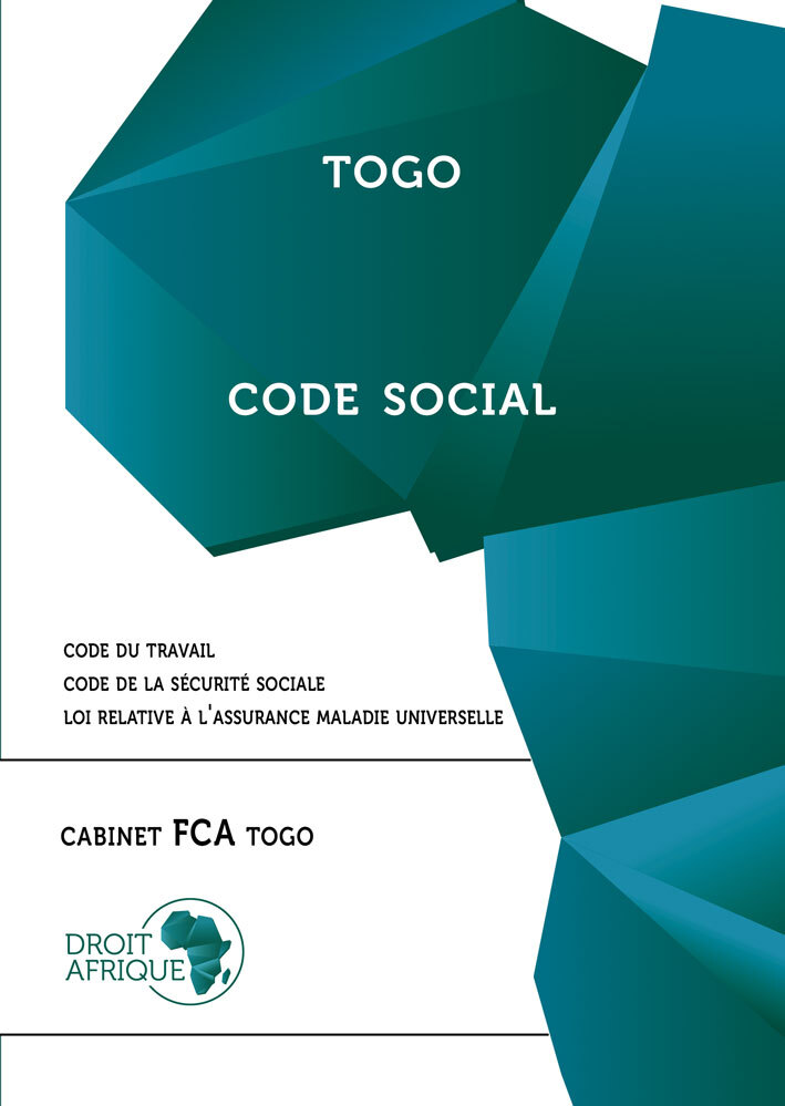 Book Togo - Code social Cabinet FCA Togo