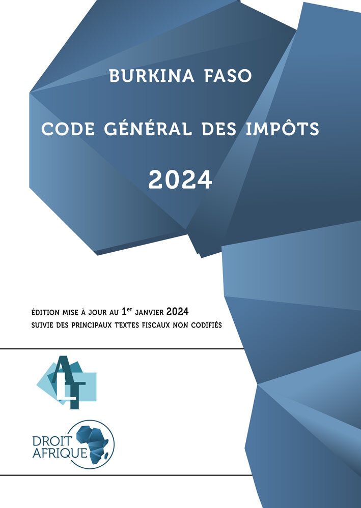 Kniha Burkina Faso - Code général des impôts 2024 Droit Afrique