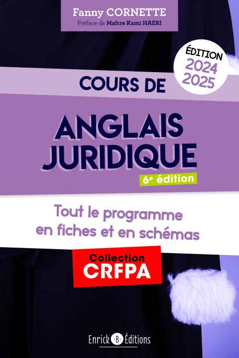 Kniha Cours d’anglais juridique 2024-2025 Cornette