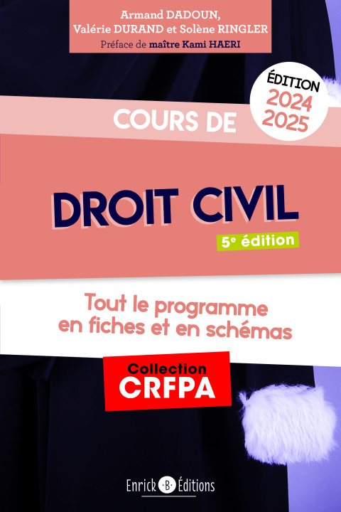 Kniha Cours de droit civil 2024-2025 Durand