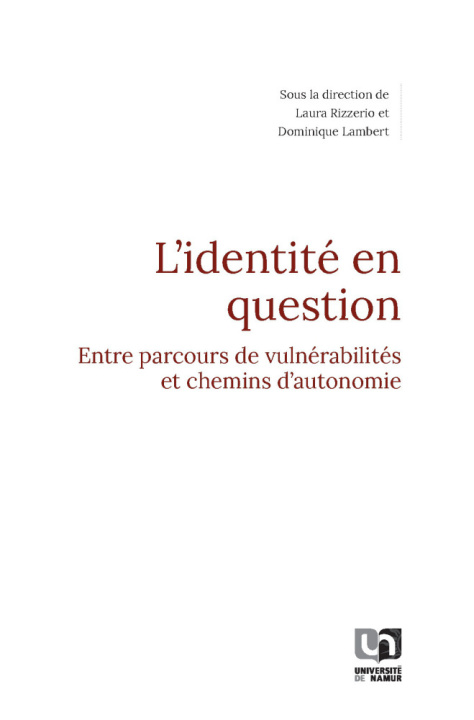 Knjiga L'Identité en question 