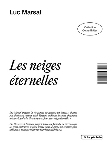 Kniha Les neiges éternelles Marsal