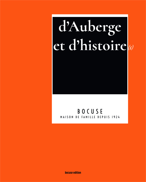 Carte d'Auberge et d'histoire(s) - BOCUSE MAISON DE FAMILLE DEPUIS 1924 