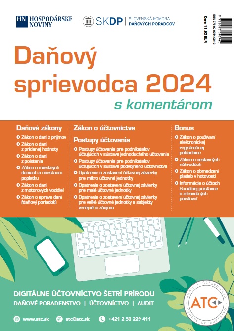 Książka Daňový sprievodca 2024 s komentárom autorov Kolektív