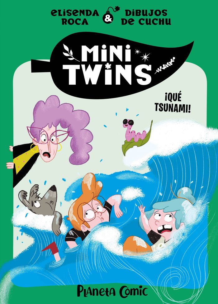 Książka MINITWINS Nº 03. ¡QUE TSUNAMI! ROCA PALET