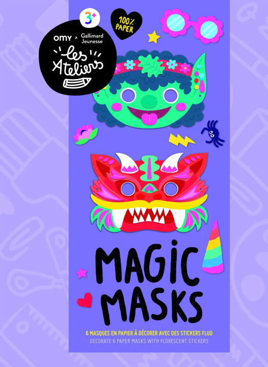 Hra/Hračka MAGIC MASKS COLLECTIFS JEUNESSE