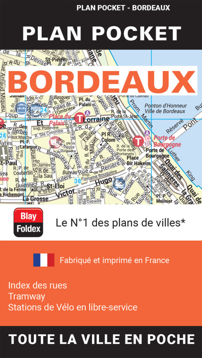 Könyv BORDEAUX PLAN POCKET 2024 BLAY-FOLDEX