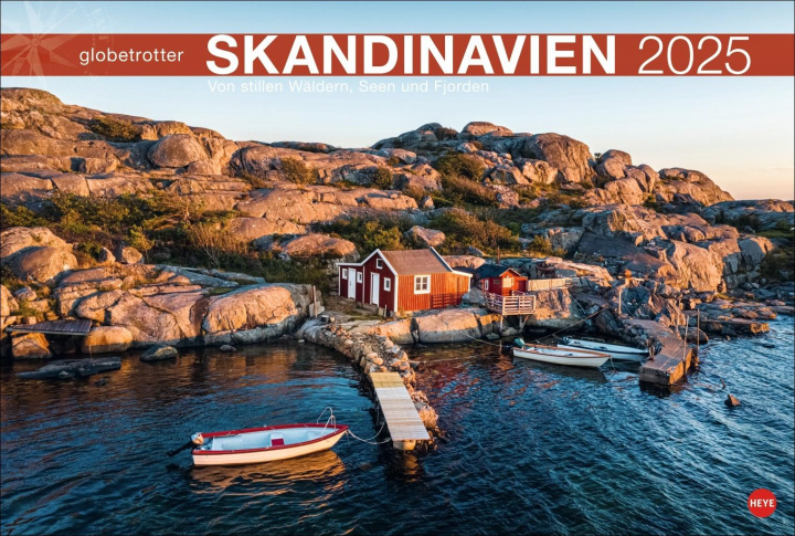 Calendar/Diary Skandinavien Globetrotter Kalender 2025 - Von stillen Wäldern, Seen und Fjorden 